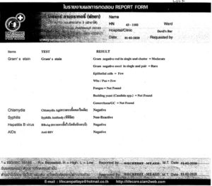 Luck Done Health test