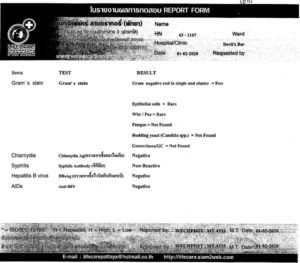 Toni Done Std check pattaya